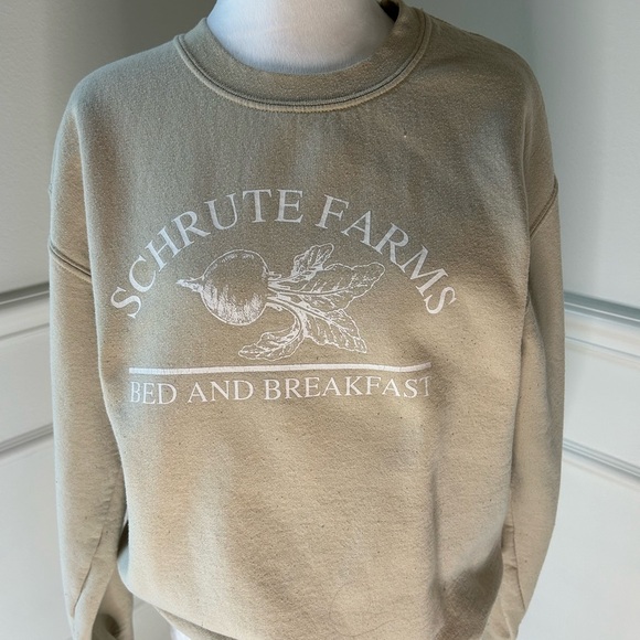 Sweaters - Beige Crew Neck Sweater